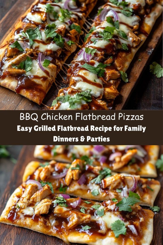 BBQ Chicken Flatbread Pizzas