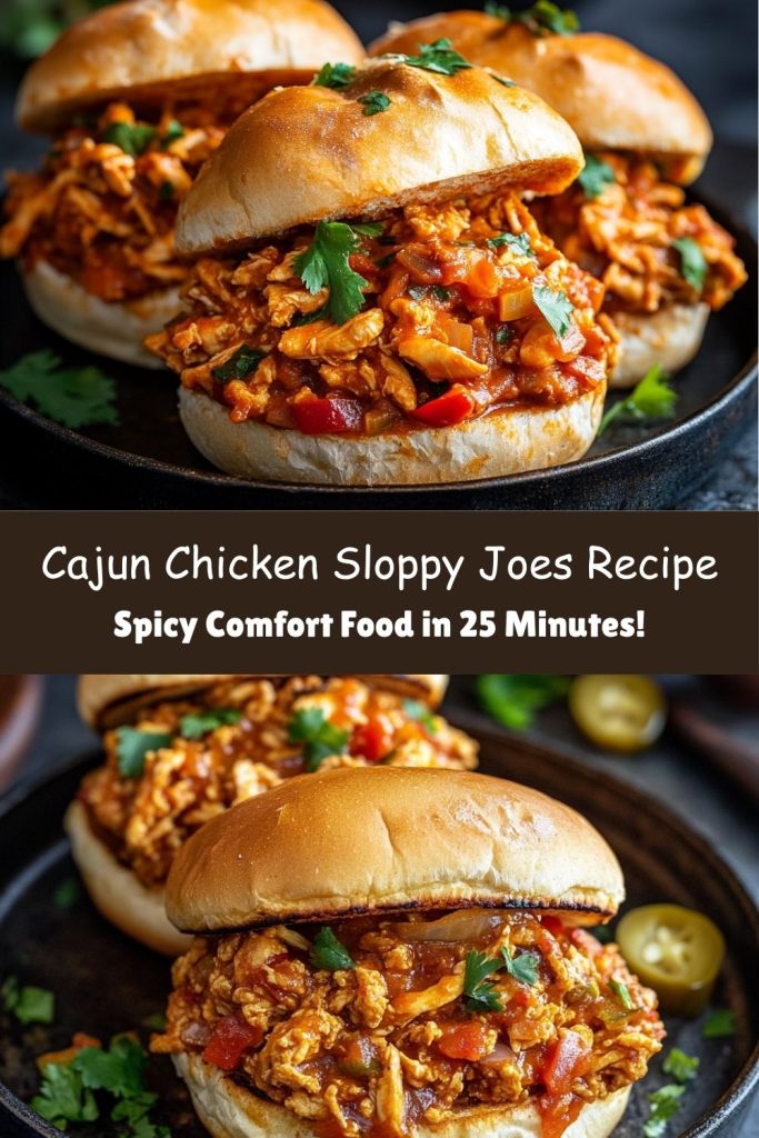 Cajun Chicken Sloppy Joes