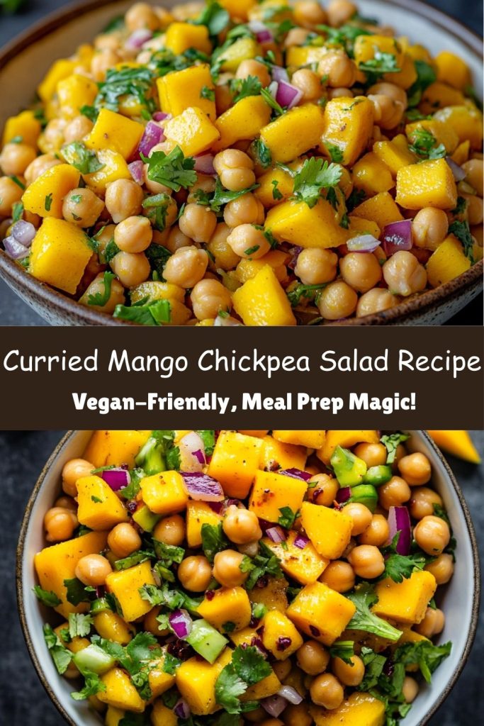 Curried Mango Chickpea Salad
