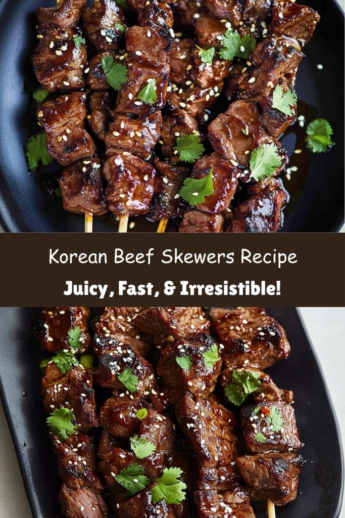 Korean Beef Skewers