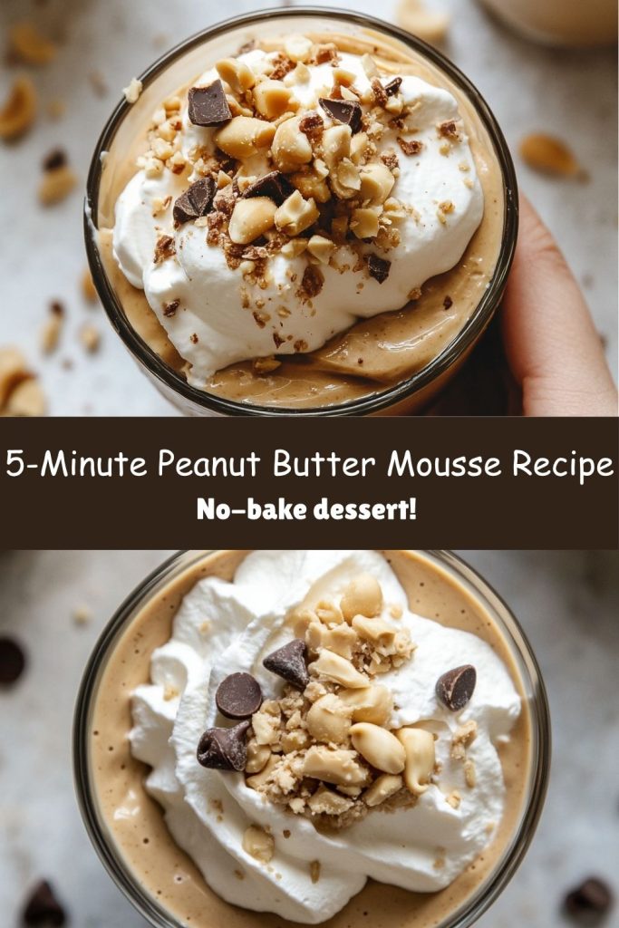 5-Minute Peanut Butter Mousse