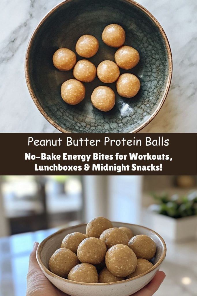 Peanut Butter Protein Balls