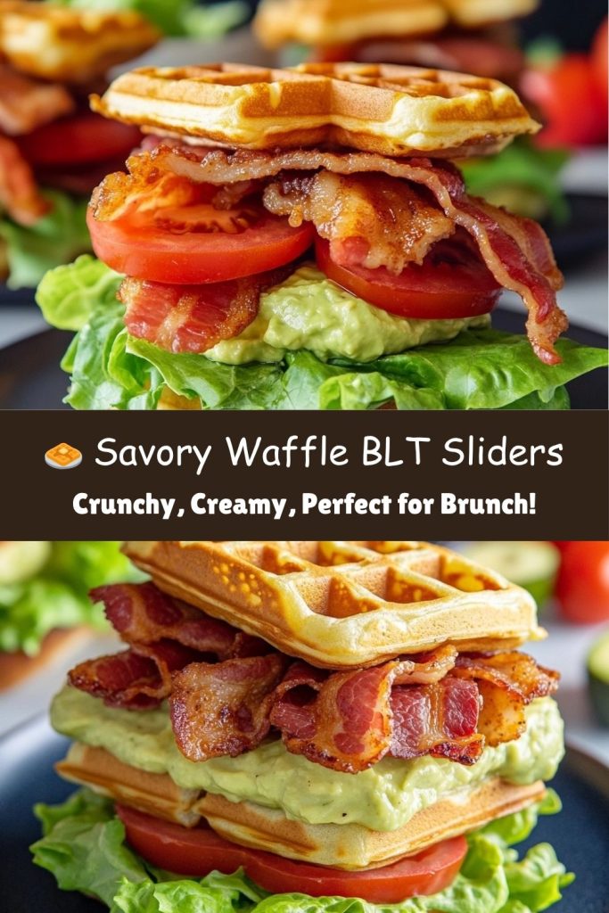 Savory Waffle BLT Sliders