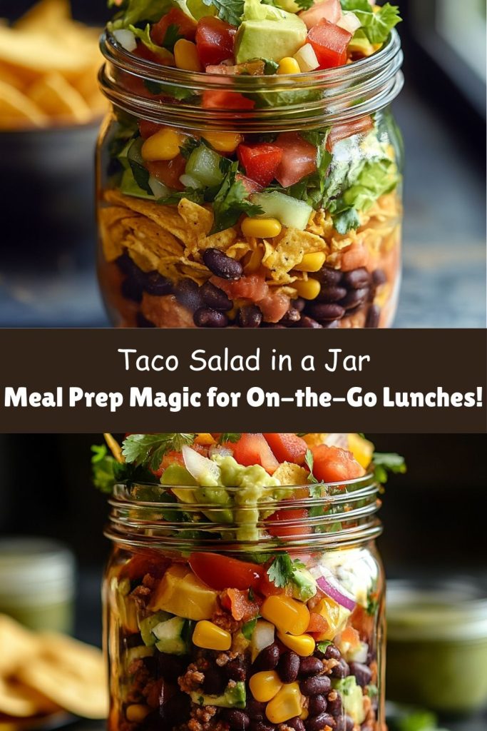 Taco Salad in a Jar