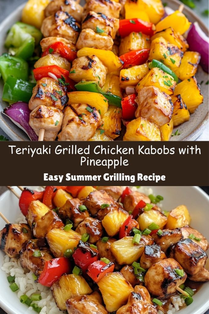 Teriyaki Grilled Chicken Kabobs