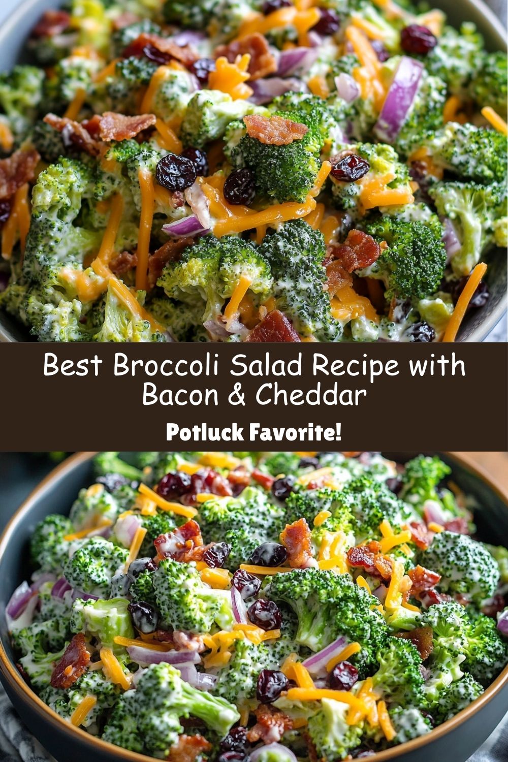 The Best Broccoli Salad