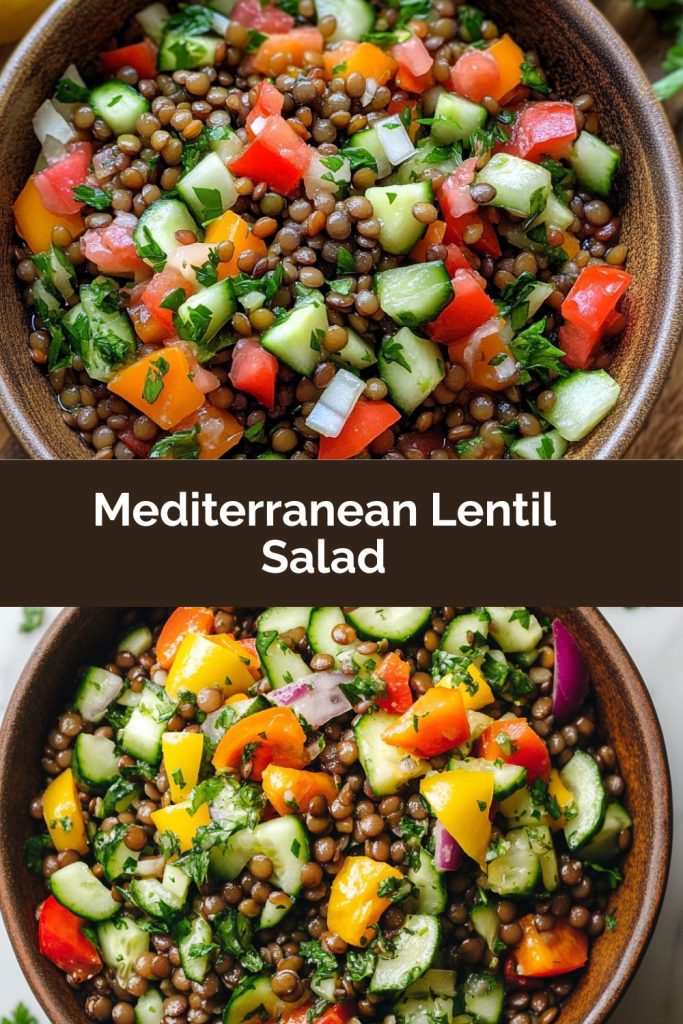Mediterranean Lentil Salad