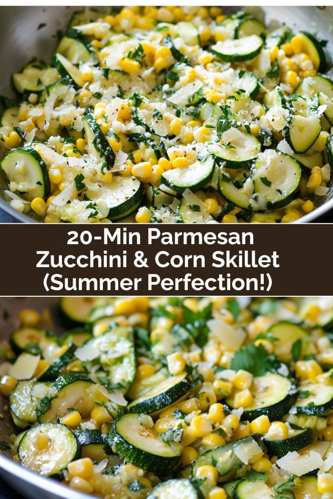 Parmesan Zucchini and Corn