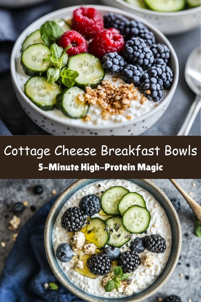 Cottage Cheese Breakfast Bowls