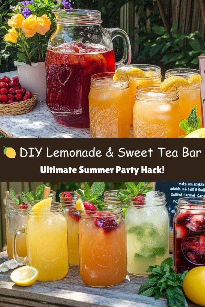 DIY Lemonade & Sweet Tea Bar