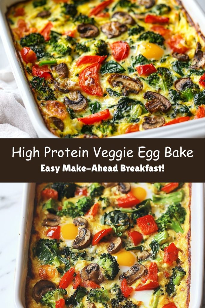 High Protein Veggie Egg Bake