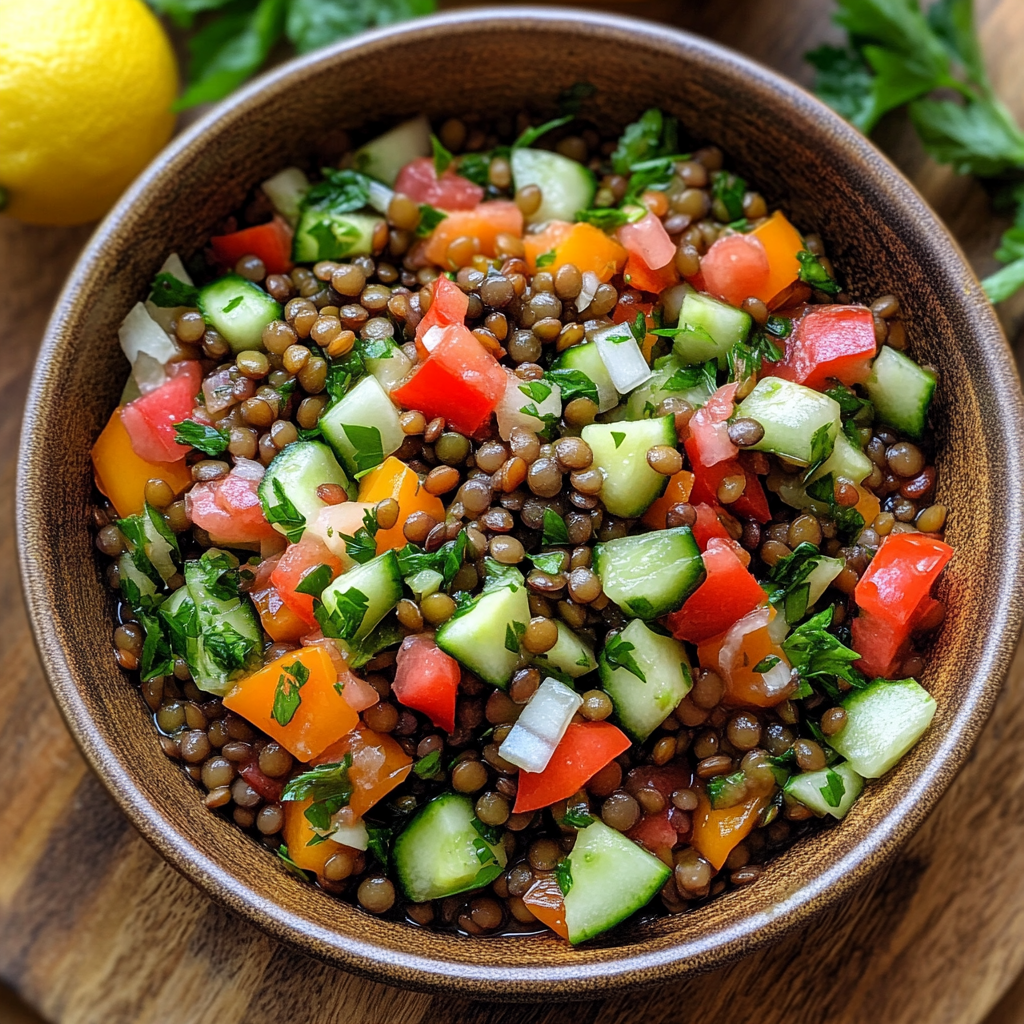 Mediterranean Lentil Salad