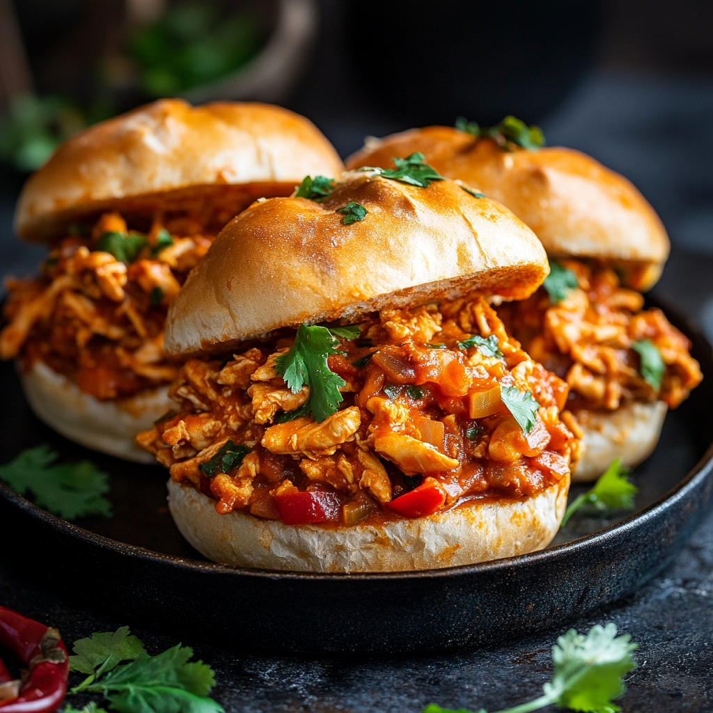 Cajun Chicken Sloppy Joes