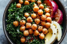 Crispy Chickpea & Kale Salad