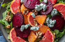 Roasted Beet, Grapefruit & Blue Cheese Salad