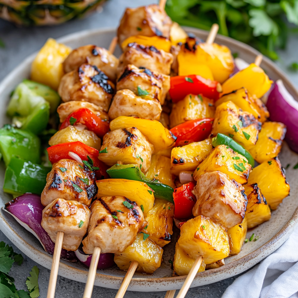 Teriyaki Grilled Chicken Kabobs