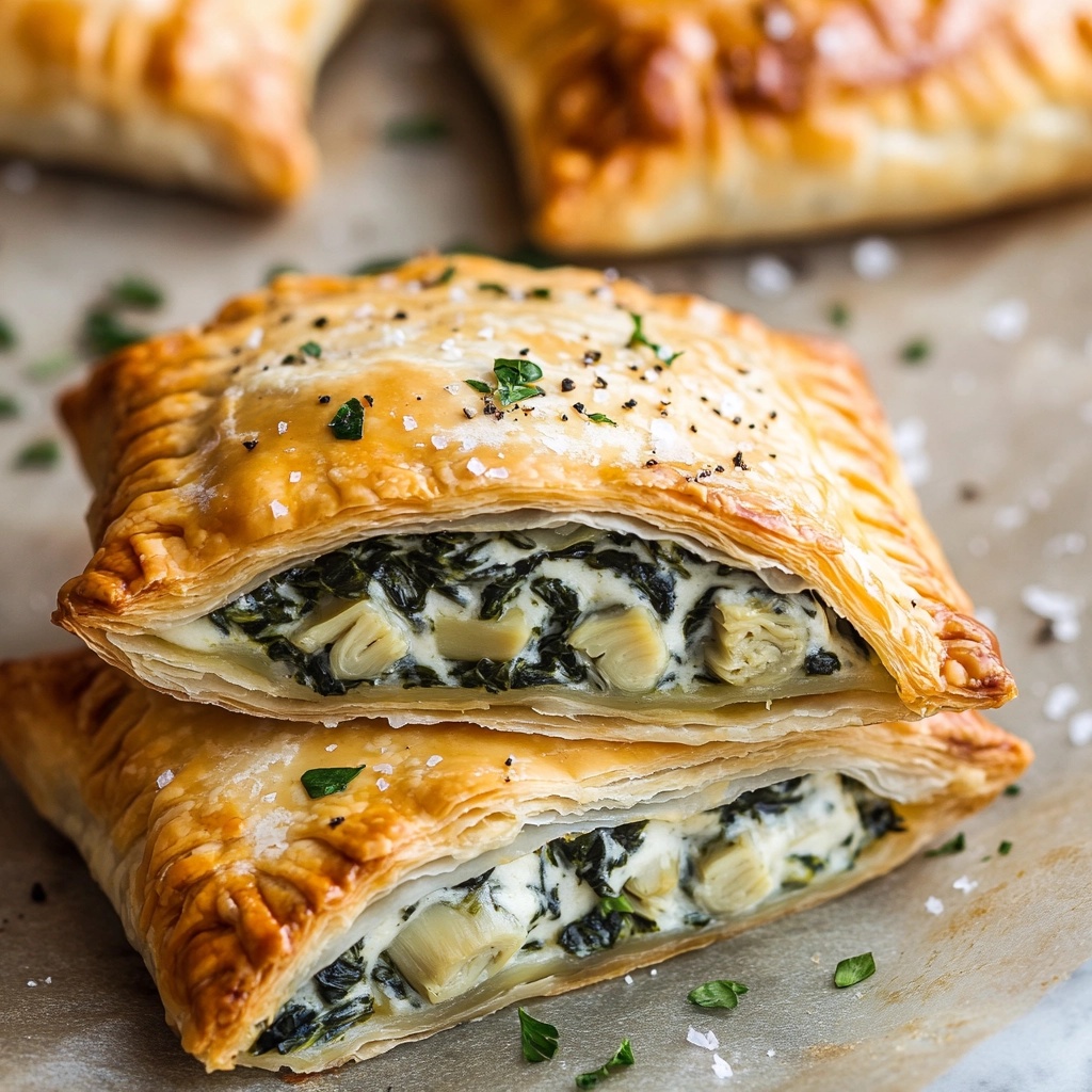 Cold Spinach & Artichoke Hand Pies