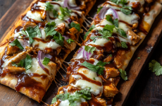 BBQ Chicken Flatbread Pizzas