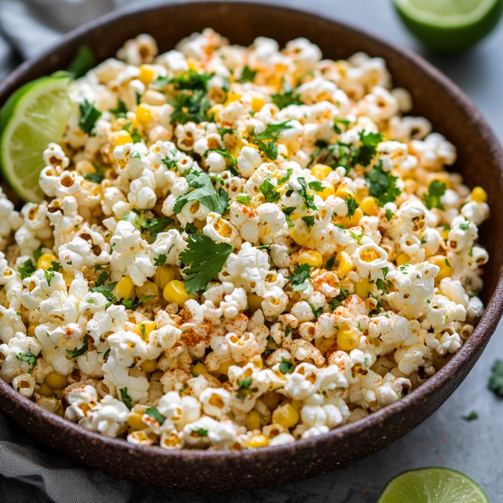 Smoked Street Corn Popcorn Salad