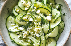 Cucumber Ribbon & Feta Salad
