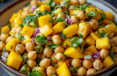 Curried Mango Chickpea Salad