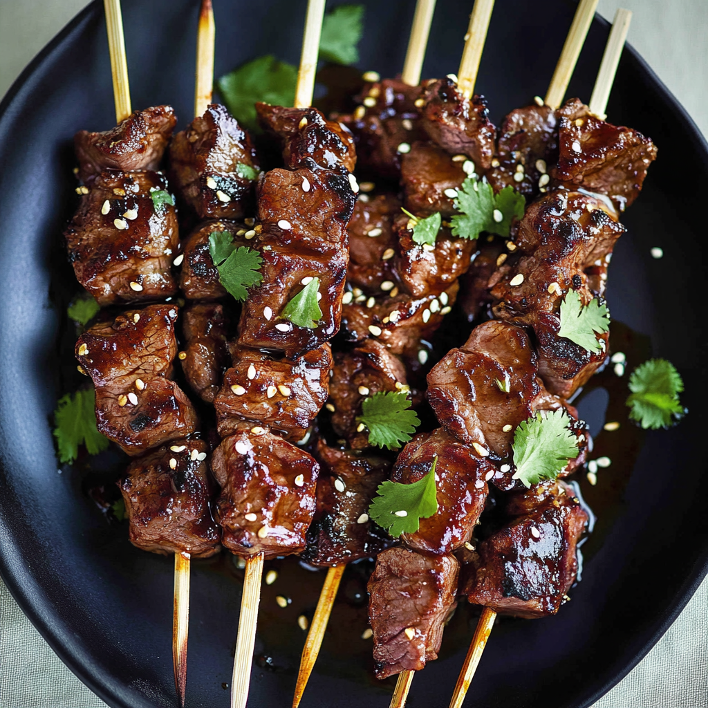 Korean Beef Skewers
