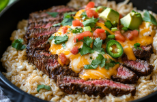 Steak & Queso Rice
