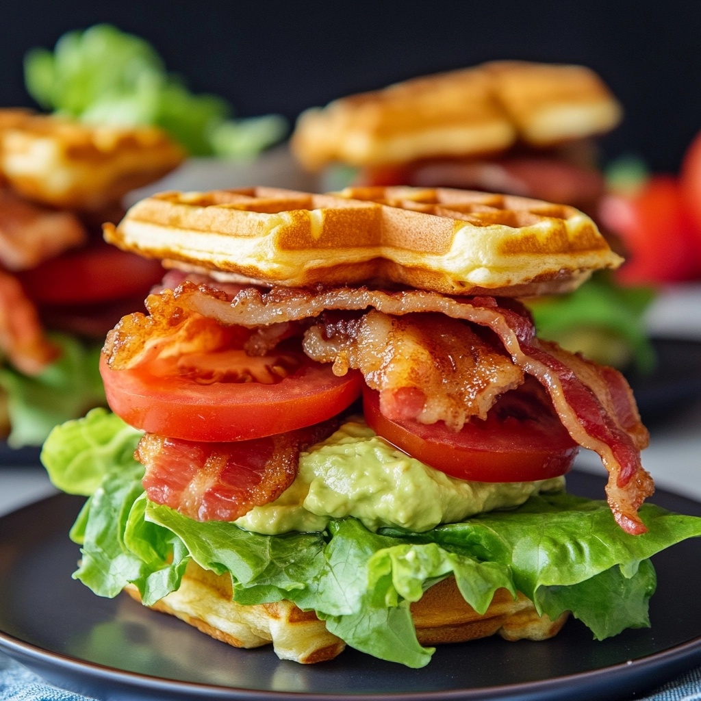 Savory Waffle BLT Sliders