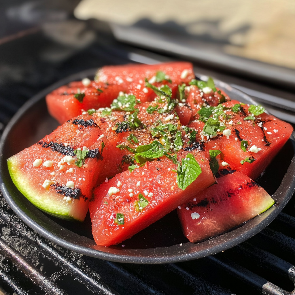 Grilled Watermelon Wedges