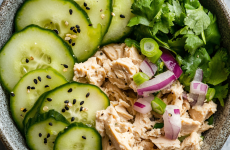 5-Min Healthy Tuna Cucumber Lunch Bowl