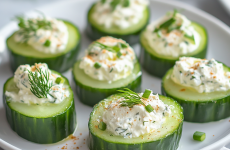 Stuffed Cucumber Bites (Low Carb - Keto)